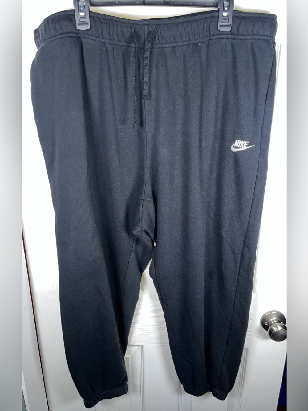 Nike Women's Joggers Sweatpants Size 2X Black 80% Cotton